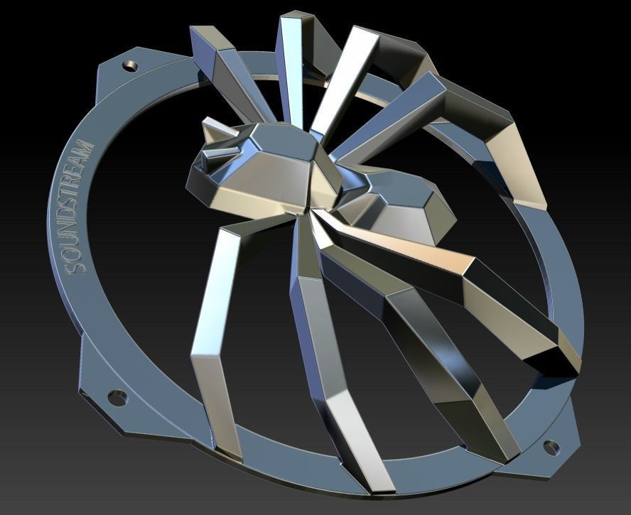 Soundstream Grill 3D print model_16