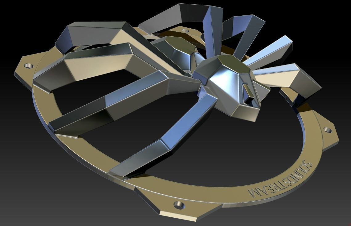 Soundstream Grill 3D print model_18