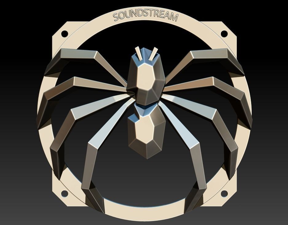 Soundstream Grill 3D print model_21