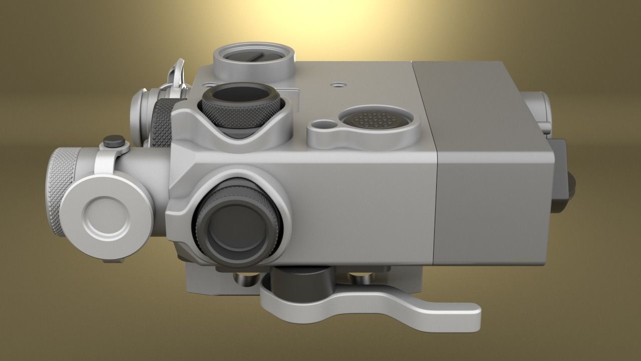 Airsoft Dual Beam Aiming Laser Intelligent DBAL L2 Hollow body 3D print model_19