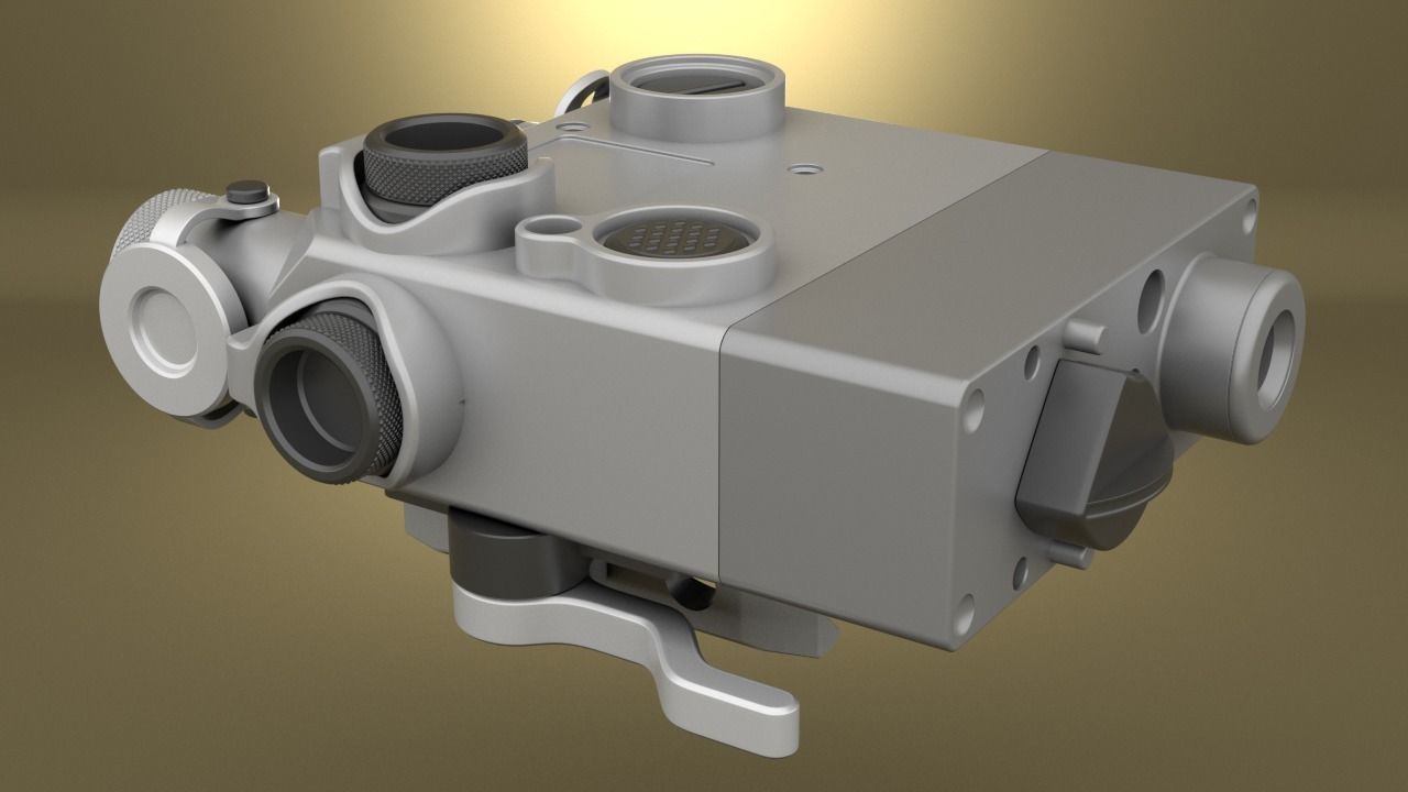 Airsoft Dual Beam Aiming Laser Intelligent DBAL L2 Hollow body 3D print model_20