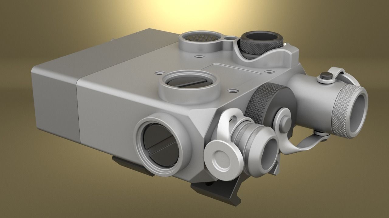 Airsoft Dual Beam Aiming Laser Intelligent DBAL L2 Hollow body 3D print model_6