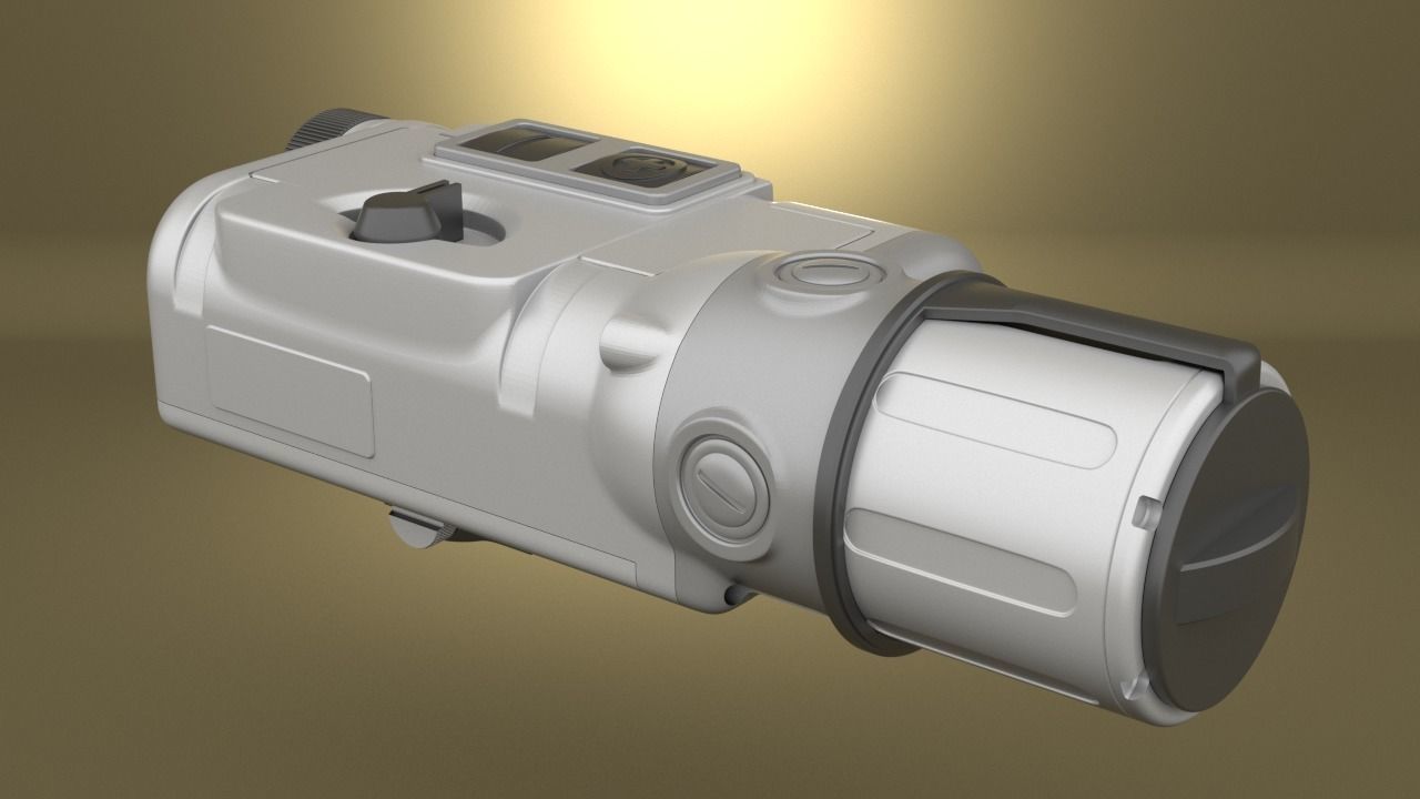 Airsoft Night Vision L3 V SLIM Hollow body 3D print model_9