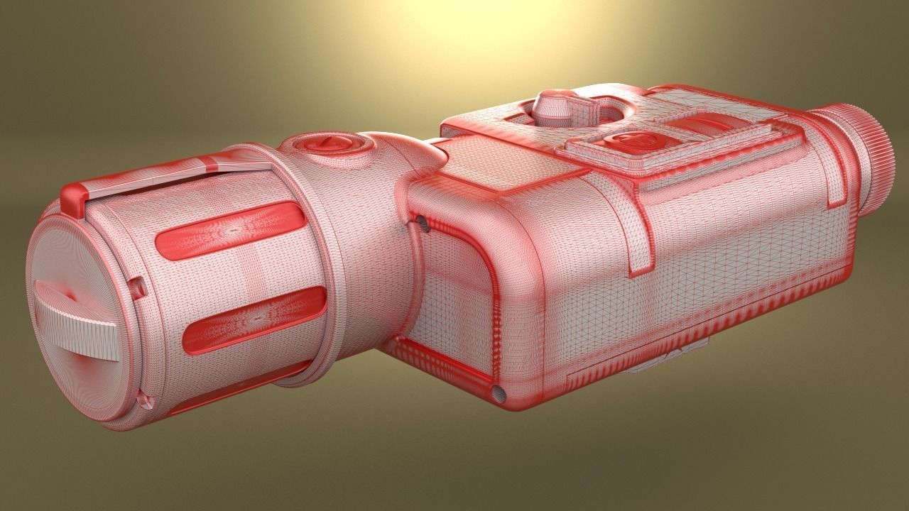 Airsoft Night Vision L3 V SLIM Hollow body 3D print model_6