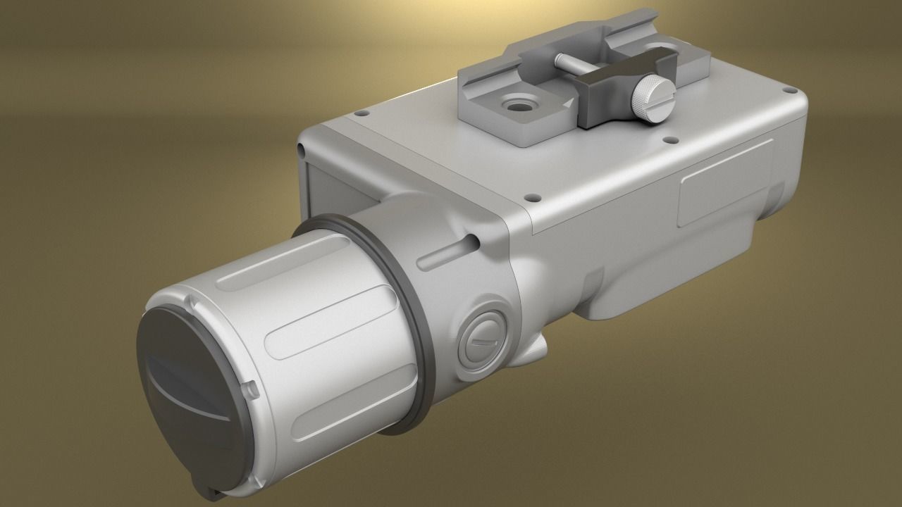 Airsoft Night Vision L3 V SLIM Hollow body 3D print model_12