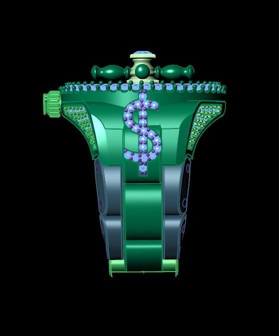 Roulette Ring 3D print model_18