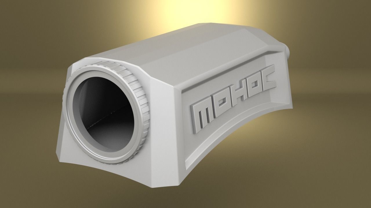 Airsoft MOHOC 2 Military helmet camera Hollow body 3D print model_11