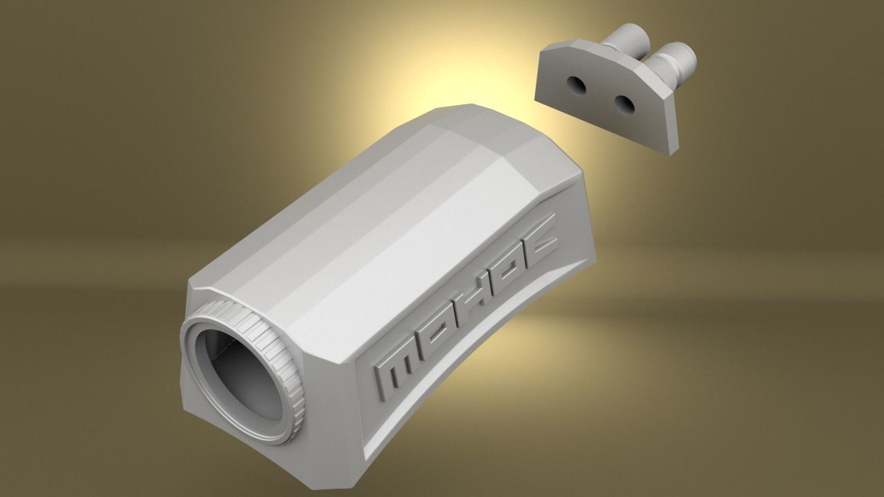 Airsoft MOHOC 2 Military helmet camera Hollow body 3D print model_9