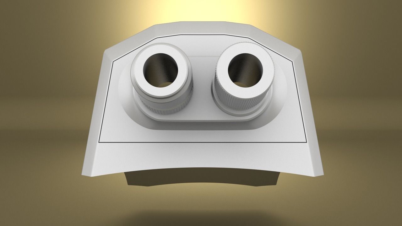 Airsoft MOHOC 2 Military helmet camera Hollow body 3D print model_10