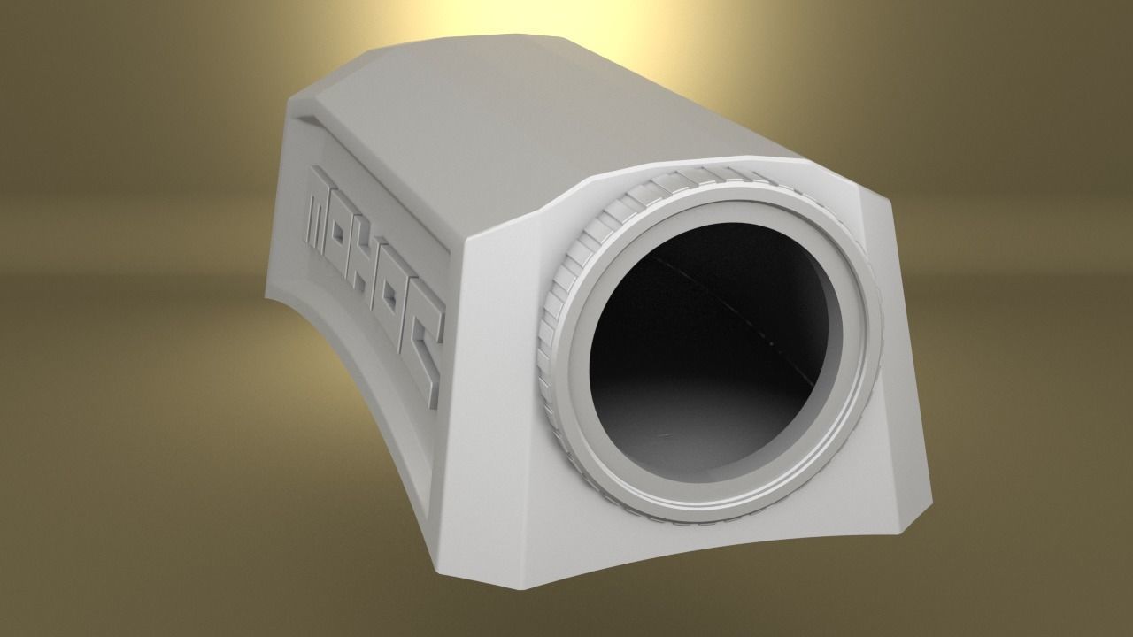 Airsoft MOHOC 2 Military helmet camera Hollow body 3D print model_5