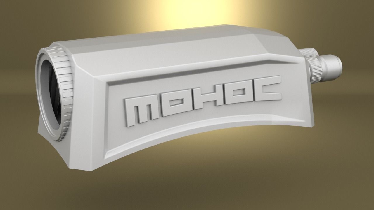 Airsoft MOHOC 2 Military helmet camera Hollow body 3D print model_12