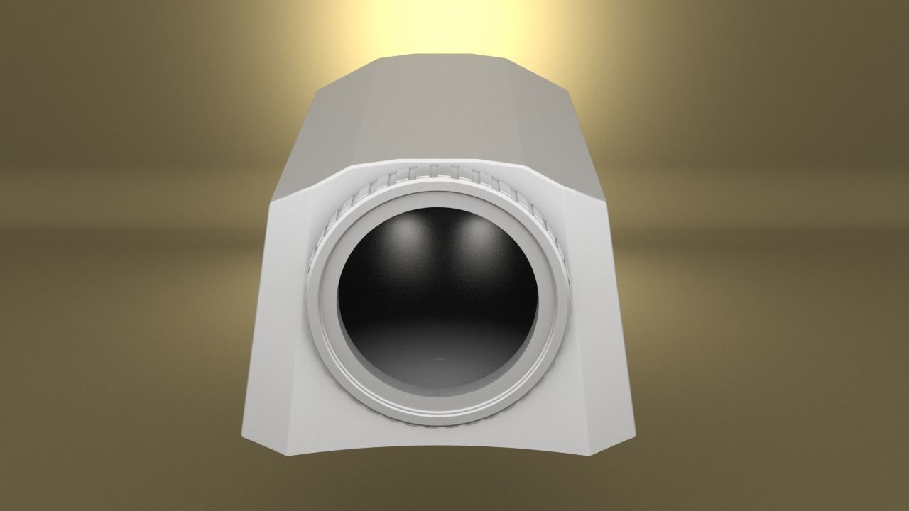 Airsoft MOHOC 2 Military helmet camera Hollow body 3D print model_3