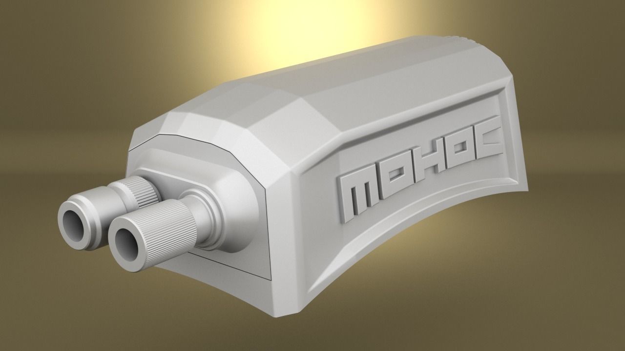 Airsoft MOHOC 2 Military helmet camera Hollow body 3D print model_17