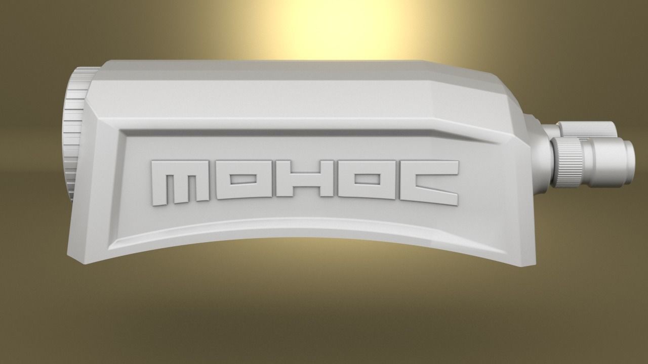 Airsoft MOHOC 2 Military helmet camera Hollow body 3D print model_13