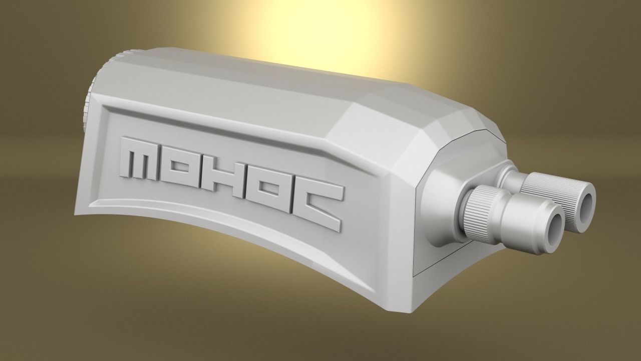 Airsoft MOHOC 2 Military helmet camera Hollow body 3D print model_14