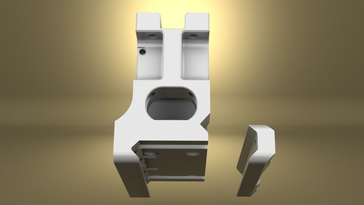 Airsoft Unity Tactical FAST MRO Mount  body 3D print model_8