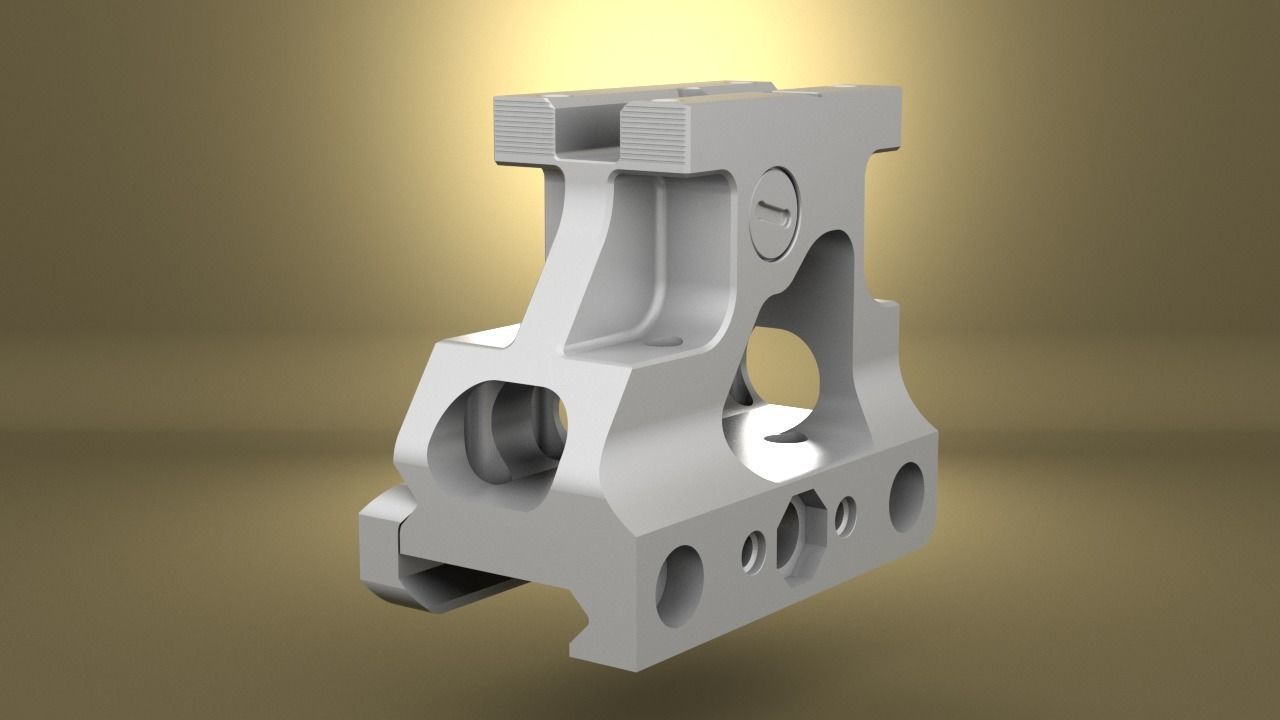 Airsoft Unity Tactical FAST MRO Mount  body 3D print model_20