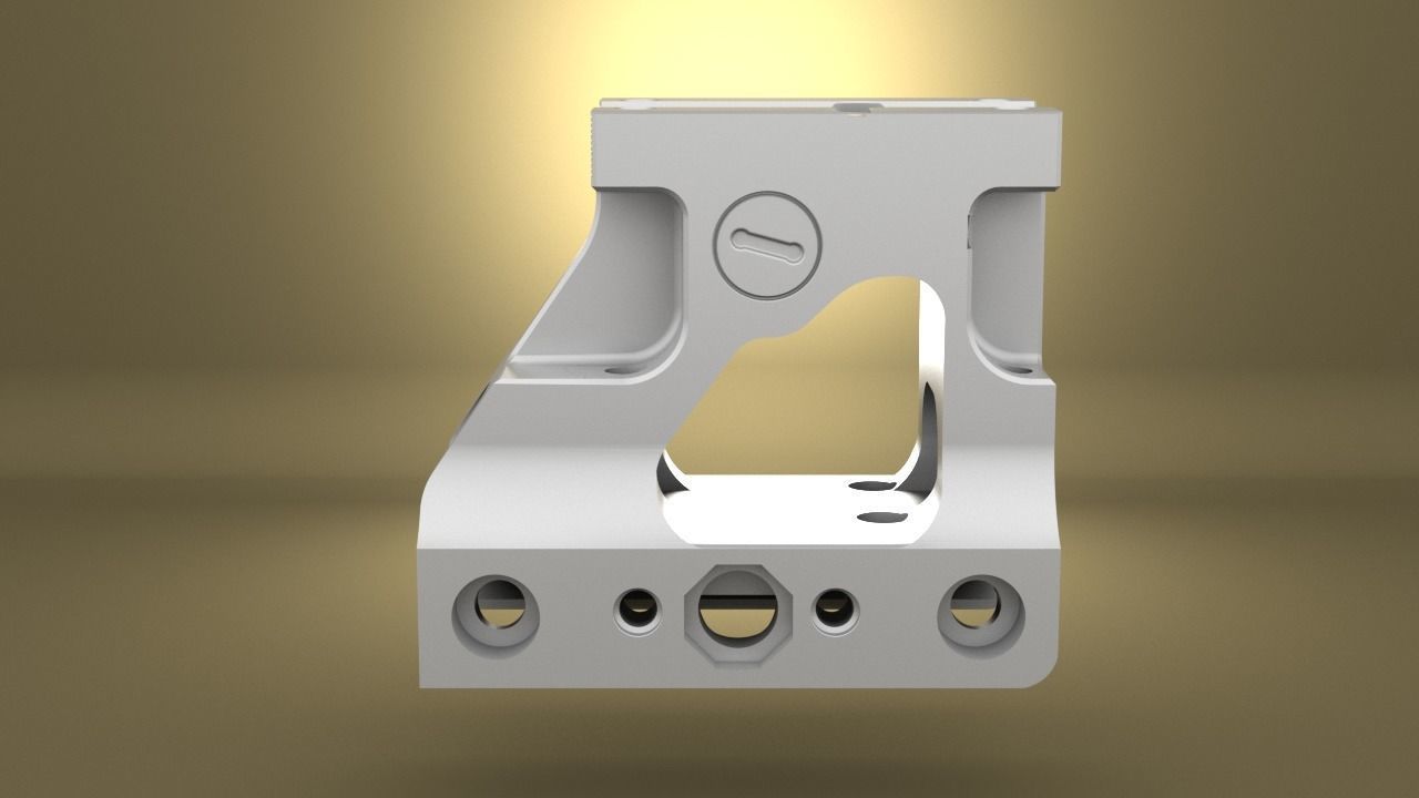 Airsoft Unity Tactical FAST MRO Mount  body 3D print model_11