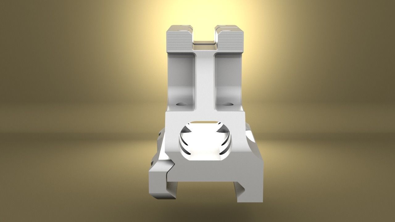 Airsoft Unity Tactical FAST MRO Mount  body 3D print model_19