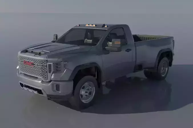 GMC Sierra 3500HD Regular Cab - 2022 3D print model