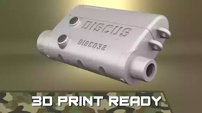 Airsoft TNVC DISCO32 DISCUS Hollow body   3D print model