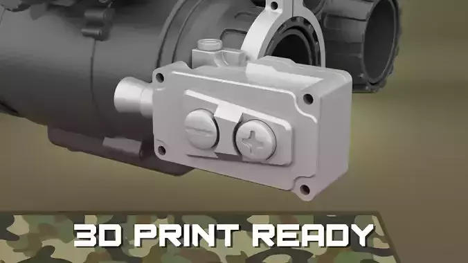 Airsoft Thermoteknix Covert video head-up display Hollow body 3D print model