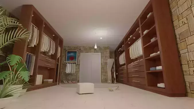 Clothes room