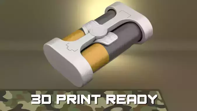 Airsoft Battery cover body 3D print model