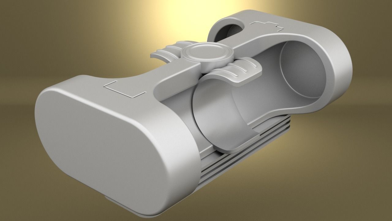 Airsoft Battery cover body 3D print model_5