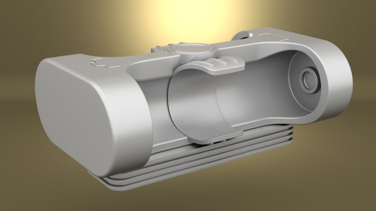 Airsoft Battery cover body 3D print model_2