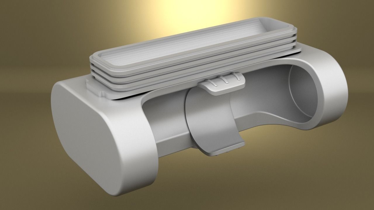 Airsoft Battery cover body 3D print model_6