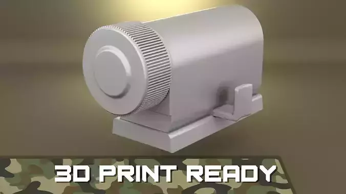 Airsoft Anvis Battery case Hollow body 3D print model