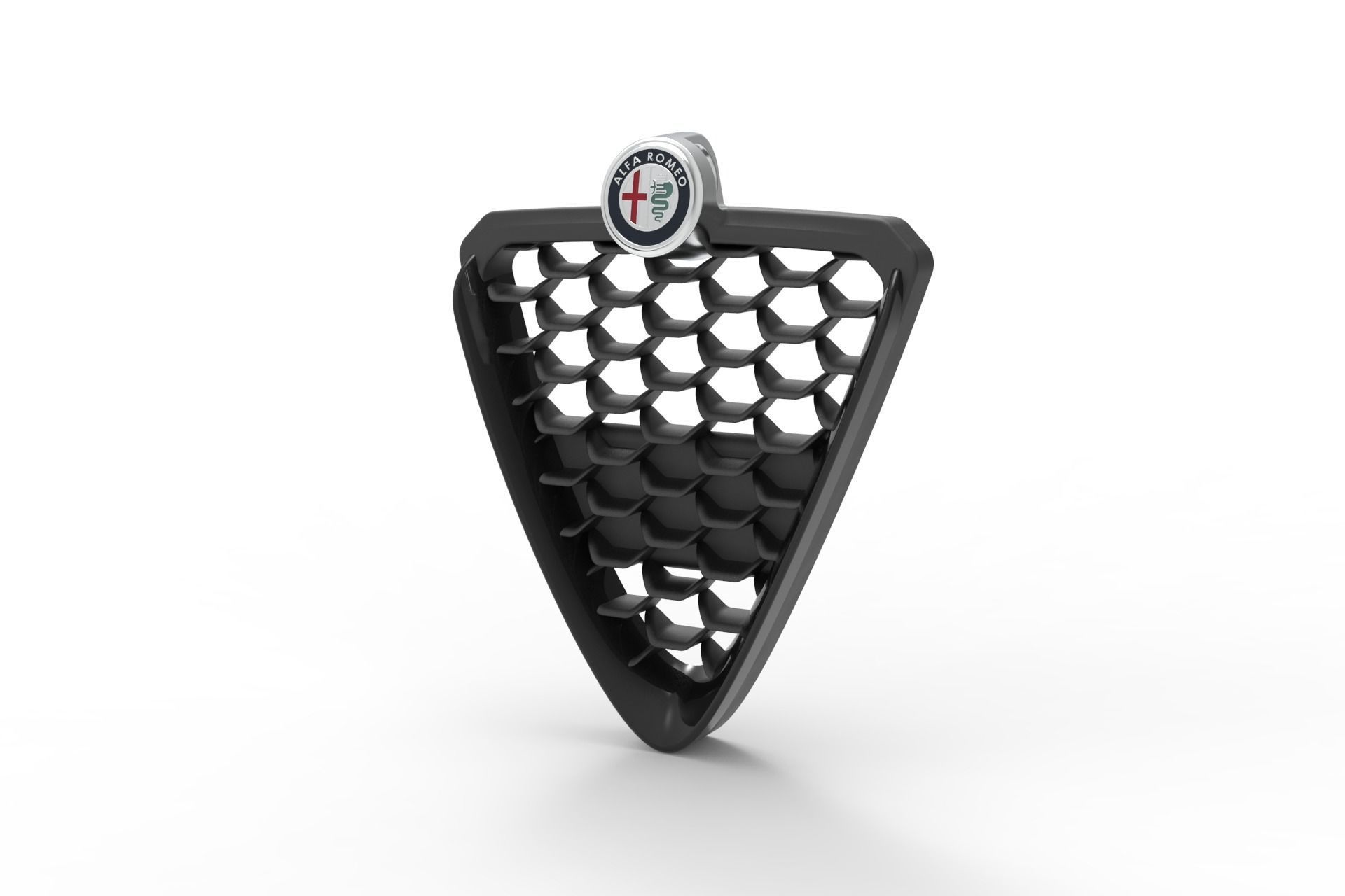 Alfa Romeo Giulietta Front Grill Keychain 3D print model_3