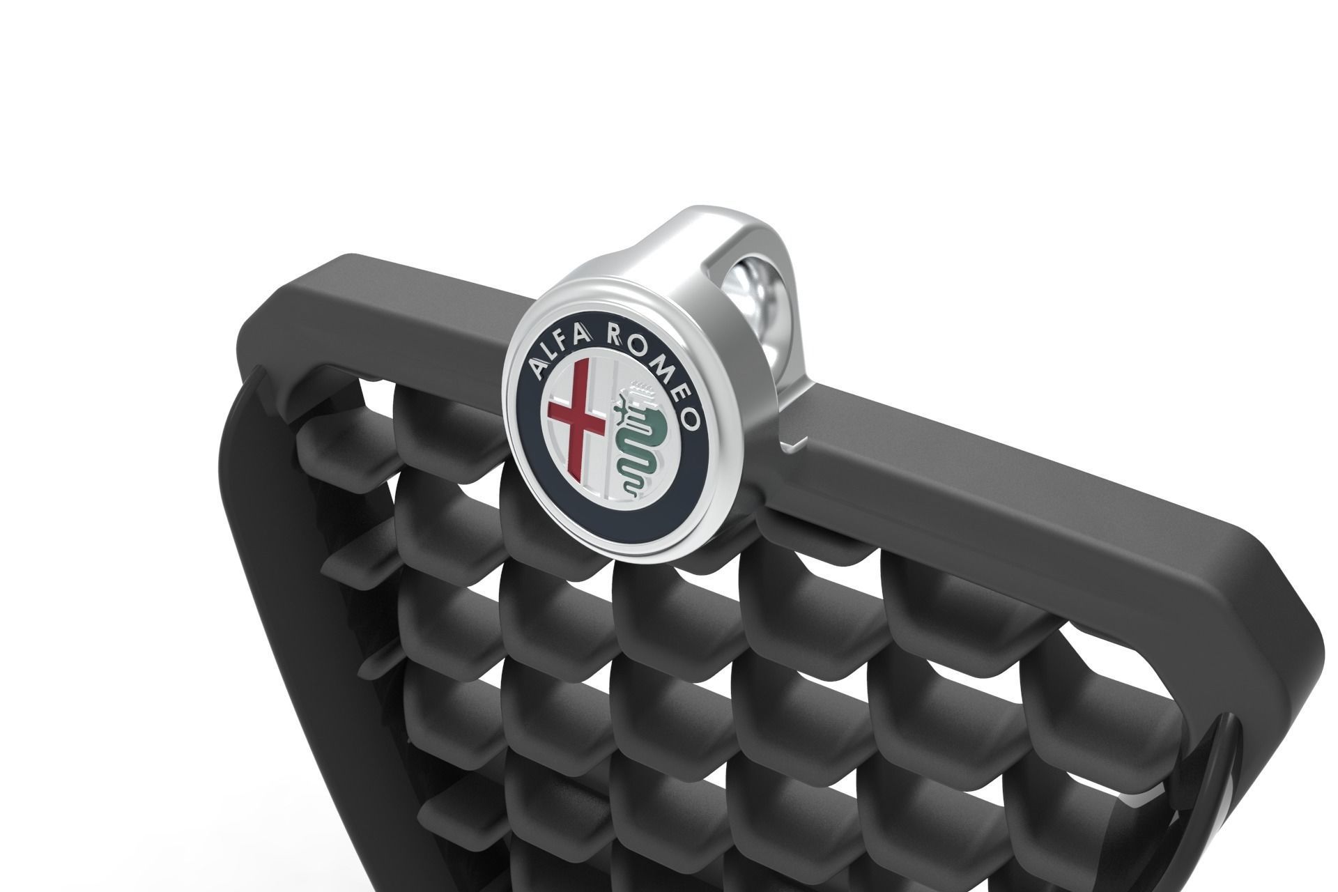 Alfa Romeo Giulietta Front Grill Keychain 3D print model_27