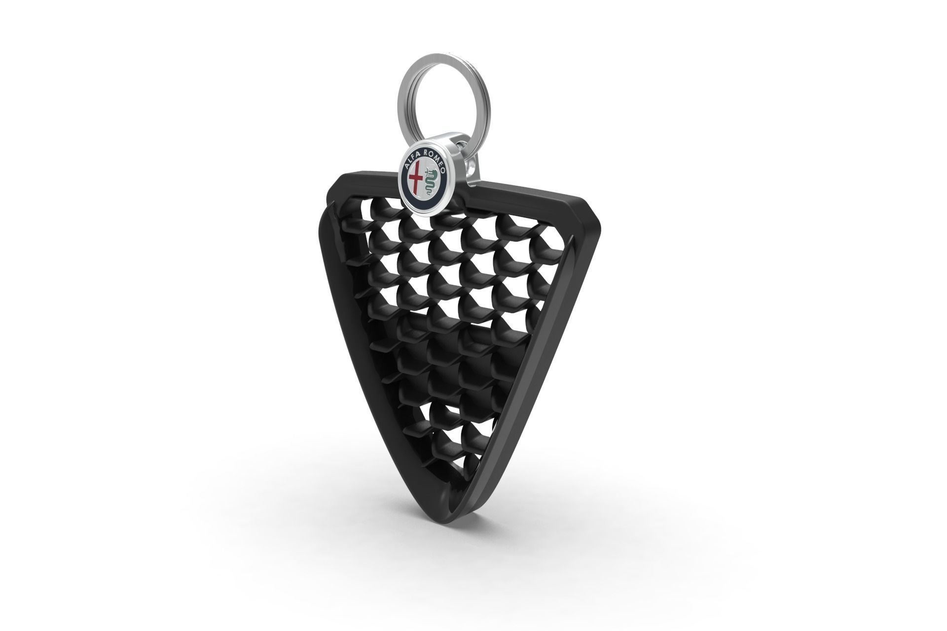 Alfa Romeo Giulietta Front Grill Keychain 3D print model_31