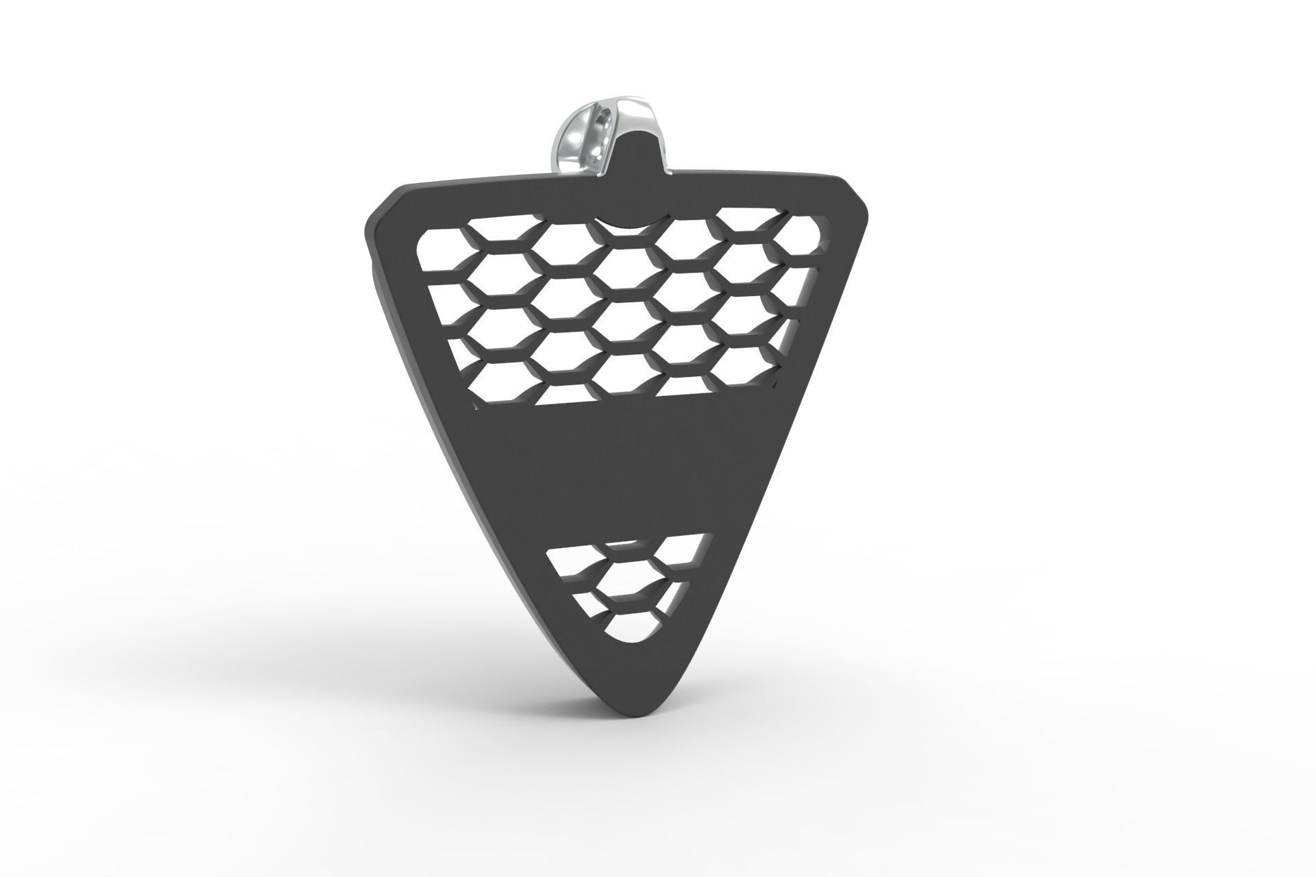Alfa Romeo Giulietta Front Grill Keychain 3D print model_11