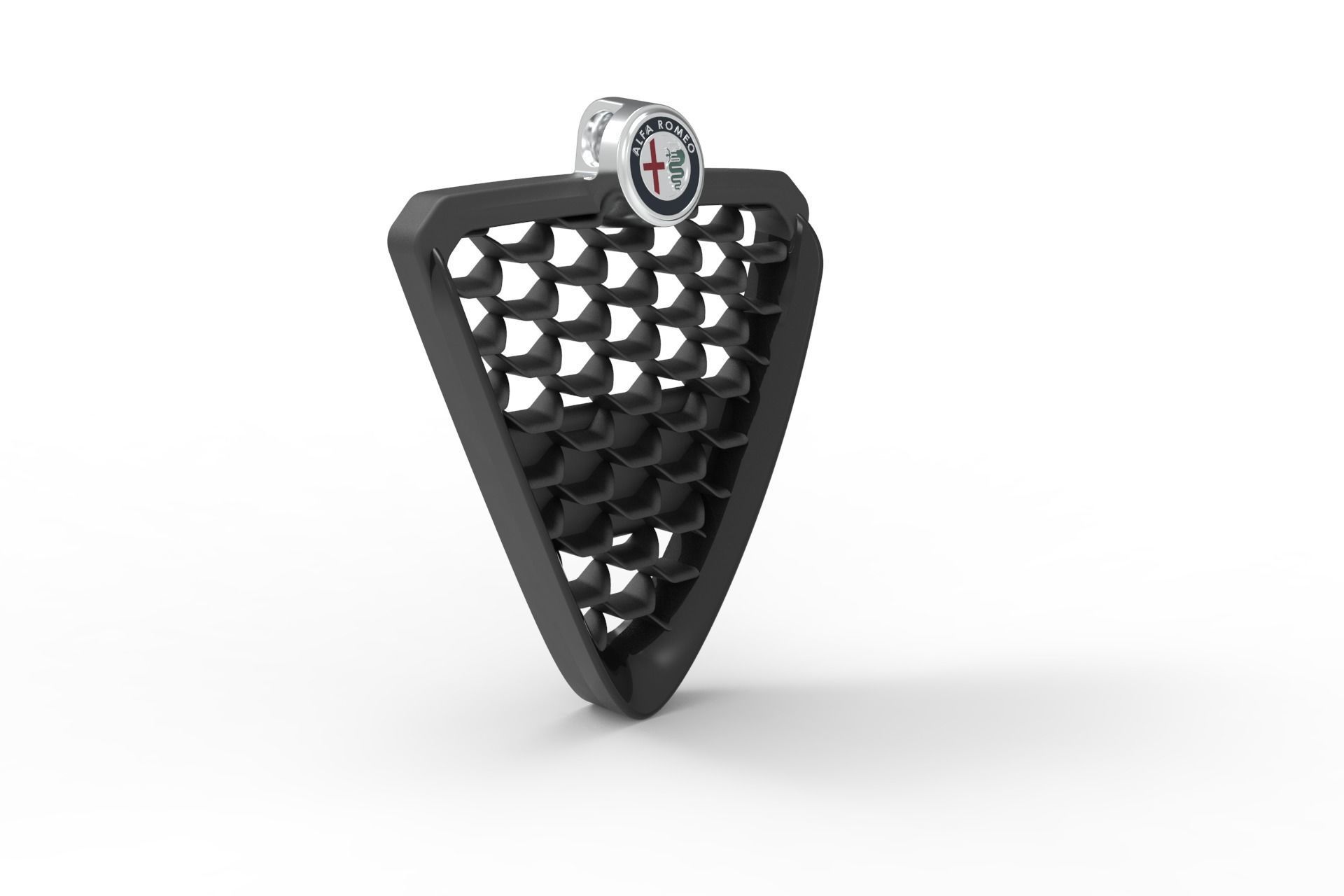 Alfa Romeo Giulietta Front Grill Keychain 3D print model_17