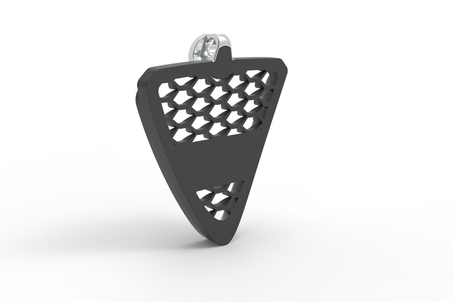 Alfa Romeo Giulietta Front Grill Keychain 3D print model_10