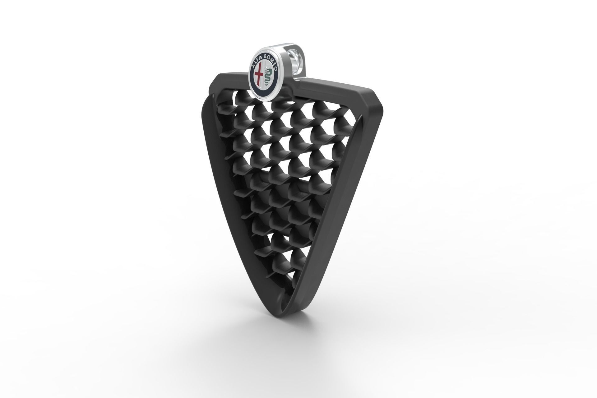 Alfa Romeo Giulietta Front Grill Keychain 3D print model_5