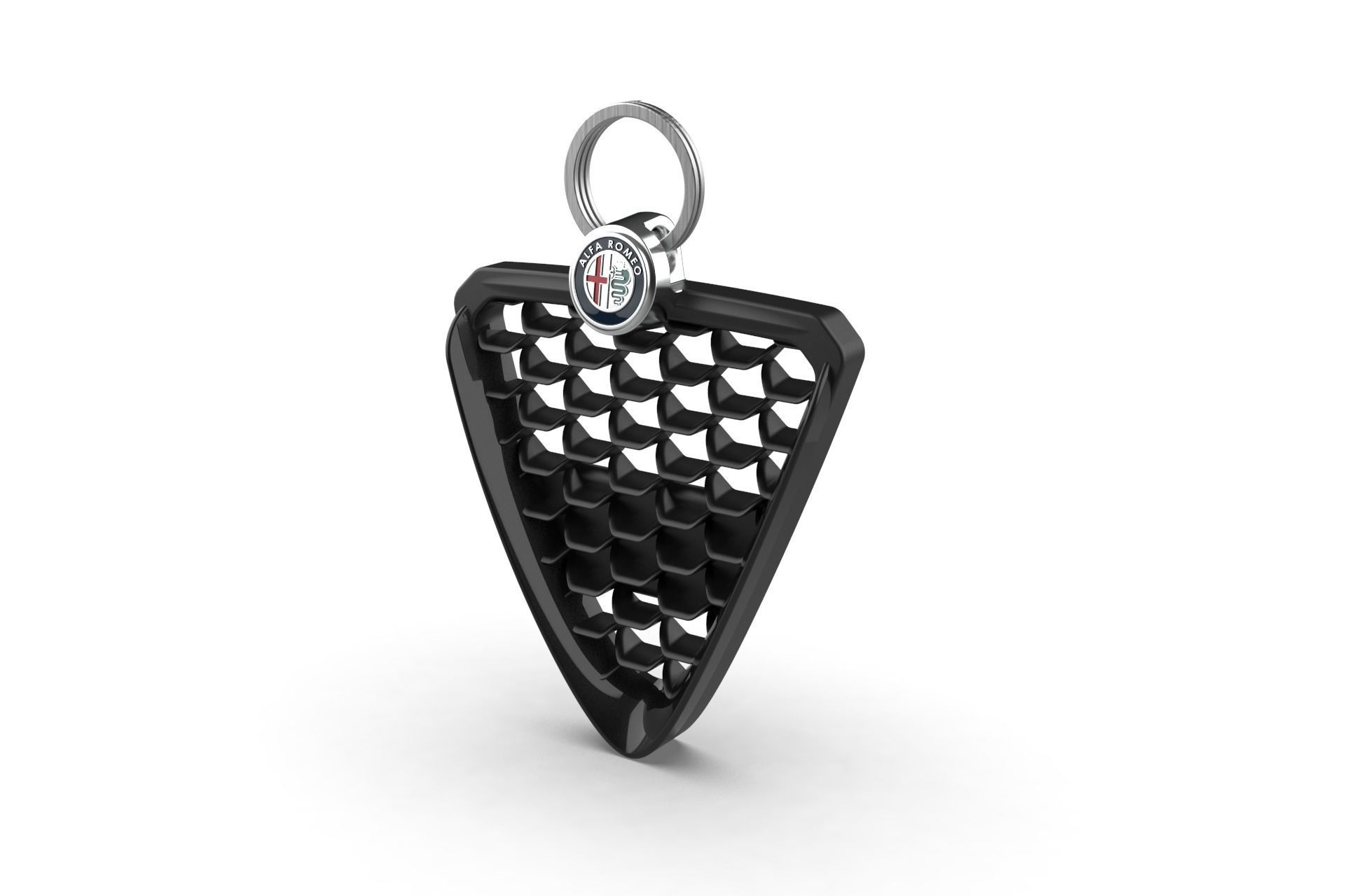 Alfa Romeo Giulietta Front Grill Keychain 3D print model_2