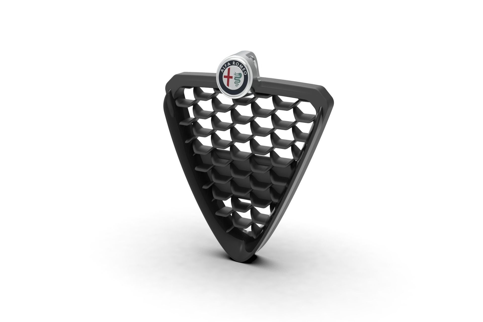 Alfa Romeo Giulietta Front Grill Keychain 3D print model_25