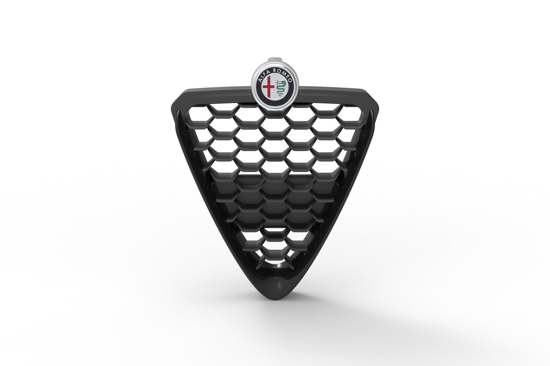 Alfa Romeo Giulietta Front Grill Keychain 3D print model_24