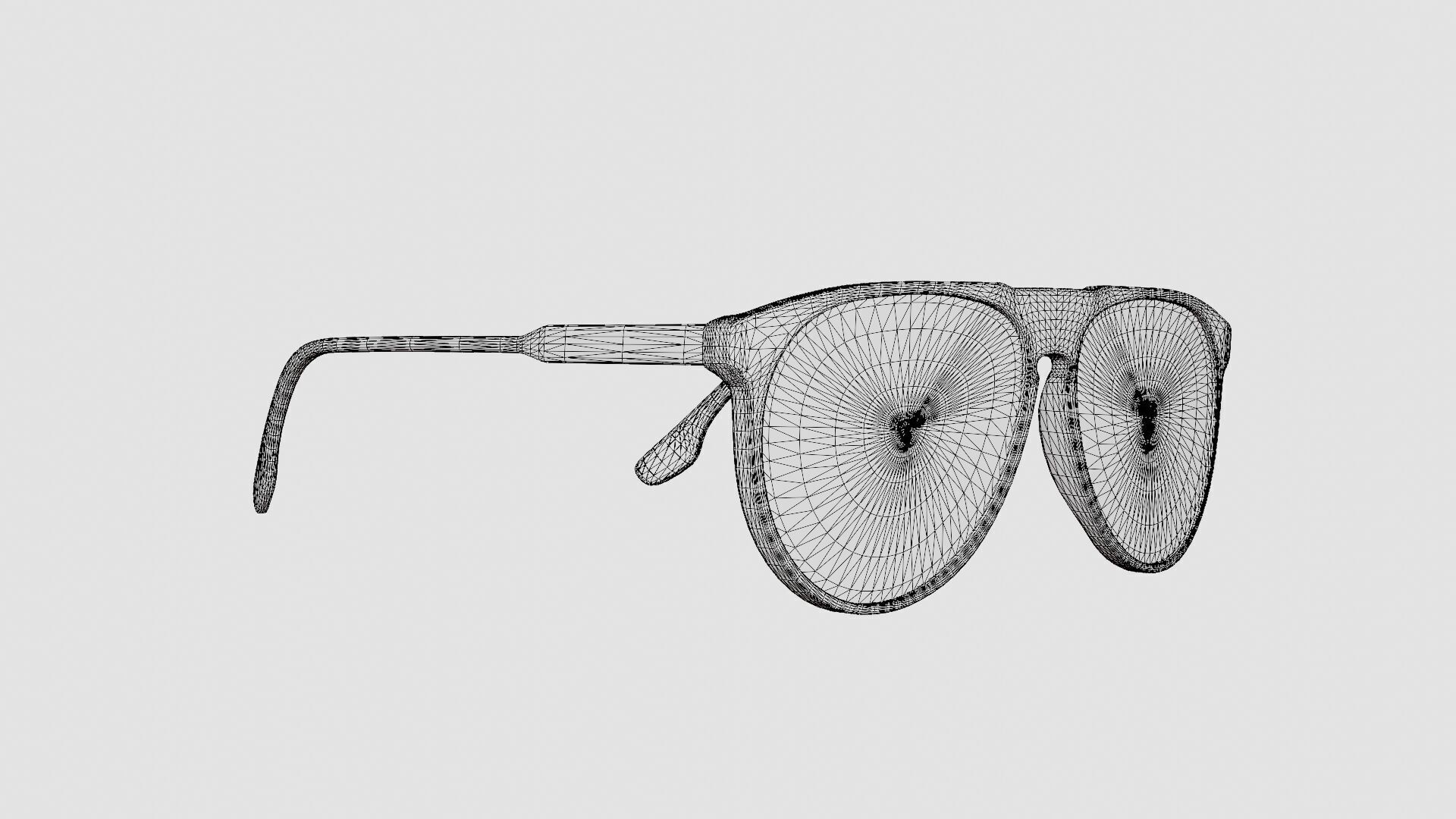 Victoria Beckham - VB2602 001 Glasses Low-poly 3D model_7