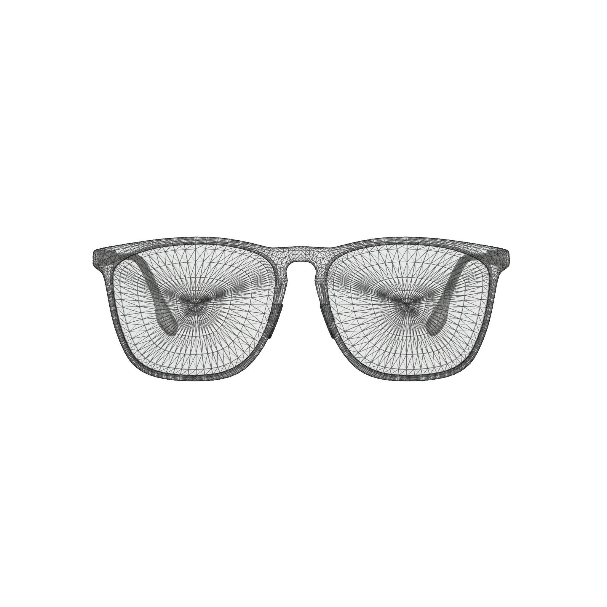 Victoria Beckham - VB2601 210 Glasses Low-poly 3D model_6
