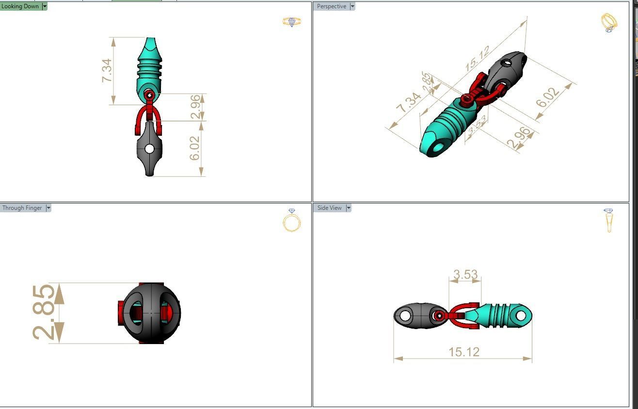 Eslabon para cadena chain link-ESL1122004 3D print model_10