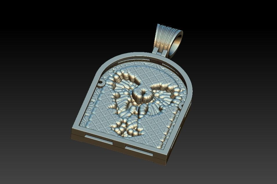 Michael Archangel Sao Miguel Medal 3D print model_10