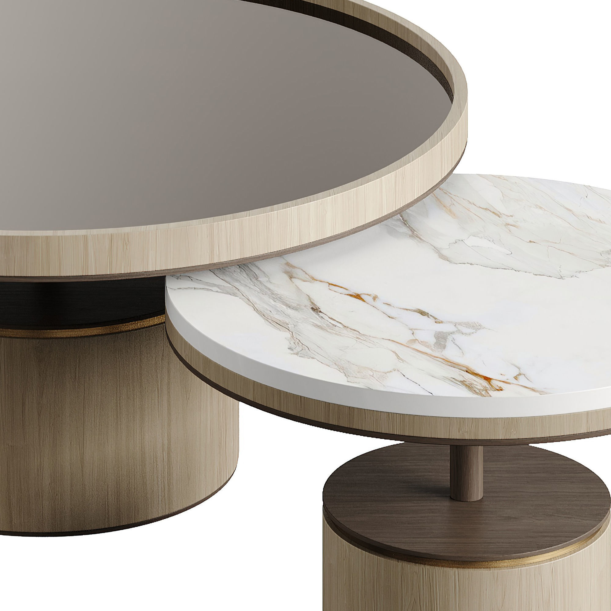 Frato PAROS BERLIN Coffee Table Collection Low-poly 3D model_1