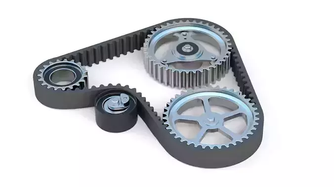 Car Timing Belt 3D model