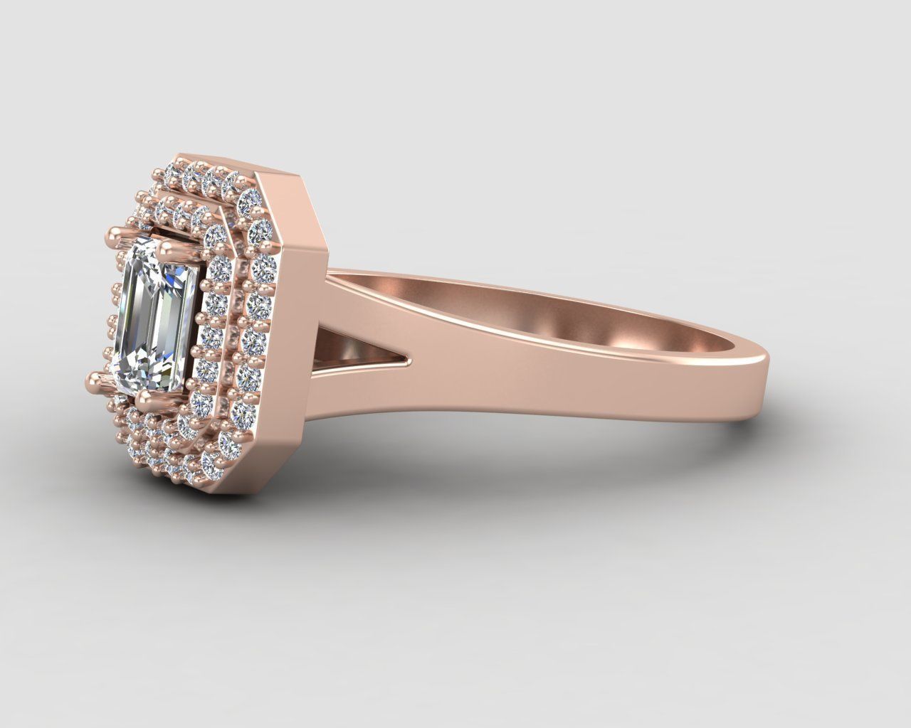 Pack of Emerald rings 43-MWC 3D print model_6