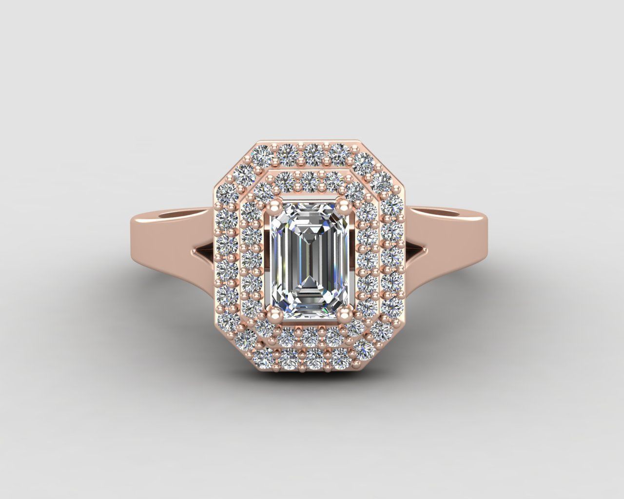 Pack of Emerald rings 43-MWC 3D print model_5